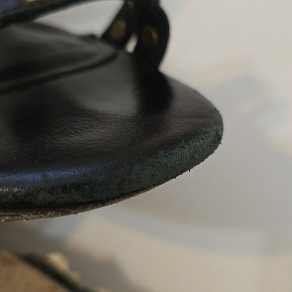 Ash Black Heeled Mules Sandals Size 8 EUR 39 - Picture 8 of 9